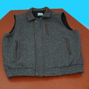 Kactus men's L vest 100% wool like new made in Canada
